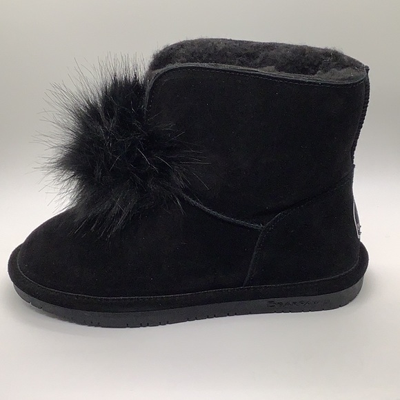 bearpaw phoebe suede sheepskin hiker boot